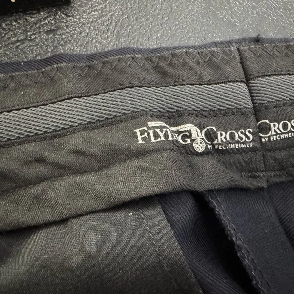 Men’s Navy Utility Dress Pants, heavy duty. Like New. Side pockets. 34 Reg